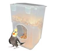 Mangeoire pour Cage À Oiseaux | Accessoires pour Station de Nourrissage pour Animaux de Compagnie,Mangeoire Intérieure De Cage pour Oiseaux | pour Canaris, Cacatoès, Perruches, Conures,