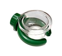 Mangeoire pour cage à oiseaux avec pince transparente pour perroquets, calopsittes et petits oiseaux
