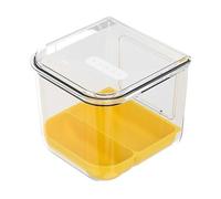 Mangeoire pour cage à oiseaux - Boîte de bain de 17,8 cm | Conteneur transparent pour mangeoire à oiseaux, cage à suspendre pour conure, perroquet, cacatoès, canari, pinson, inséparable, matériau PC