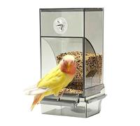 Mangeoire pour Cage à Oiseaux | Distributeur Automatique Transparent avec perchoir - Accessoires De Cage pour Perruches,pour Volière Perroquet Moine Maison Jardin Arrière-Cour Parc Balcon Ferme