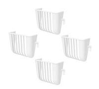 Mangeoire pour Cage à Oiseaux Lot de 4 Anti Gaspillage Robuste | Accessoires de cage pour mangeoire perroquet Pour intérieur extérieur maison jardin terrasse balcon inséparable canari