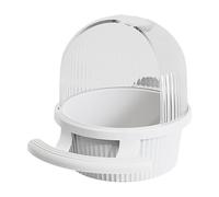 Mangeoire pour cage à oiseaux, mangeoire pour oiseaux pour cage - Distributeur de cage pour perruches | Mangeoires pour perroquets et oiseaux en forme, accessoires pour cages à oiseaux paire