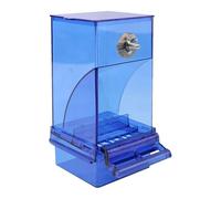 Mangeoire pour Cage à Oiseaux - Récipient de Nourriture Automatique avec système de Distribution par gravité, trémie Robuste et Facile à Nettoyer pour perruches, canaris, tourtereaux, écureuils