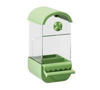 Mangeoire pour cage à perroquets - Distributeur de nourriture de grande capacité - Support pour graines sans désordre - Design transparent de la boîte d'alimentation - Outil