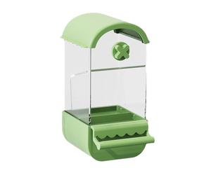 Mangeoire pour cage à perroquets - Distributeur de nourriture de grande | capacité - Support pour sans désordre - Design transparent de la boîte d'alimentation - Outil
