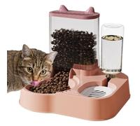 Mangeoire pour chat et distributeur d'eau, mangeoire automatique pour chien,Distributeur d'eau pour chat, mangeoire pour animaux de compagnie | Bol de nourriture pour chien, récipient de stockage, man