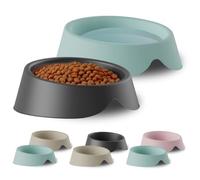 Mangeoire pour chats et chiens Capacité 0,5 l - Hygiénique, économique, durable et facile à nettoyer - pour nourriture et eau - Plastique 100 % recyclé - Fabriqué en Espagne (Menta)