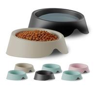 Mangeoire pour chats et chiens Capacité 0,5 l - Hygiénique, économique, durable et facile à nettoyer - pour nourriture et eau - Plastique 100 % recyclé - Fabriqué en Espagne (anthracite)