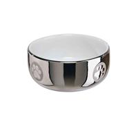 Trixie Ecuelle en Céramique pour Chat Argent/Blanc Diamètre 11 cm 0,3 L
