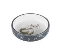 Mangeoire pour chats Trixie Blanc Gris