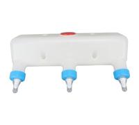 Mangeoire pour chèvres 3 L Biberon pour chèvres avec 3 tétines pour Nourrir Les bébés, mangeoire en Plastique et Silicone pour agneaux pour veaux, porcelets et Petits bétails