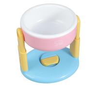 Mangeoire pour chien à plusieurs hauteurs avec gamelle pour un nettoyage facile - Couleur vive