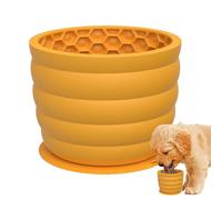 Mangeoire pour Chien - Bol à Aliments lents pour Animaux de Compagnie de 620 ML de capacité Design en nid d'abeille, Bol de congélation avec Une Tasse à puissante, Nourriture Interactive