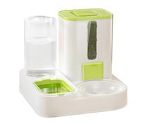 Mangeoire pour chien de grande capacité | Distributeur automatique de nourriture pour animaux domestiques, distributeur d'eau réutilisable pour chien, fontaine à eau pour chat pour cage, maison, sol