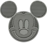 Mangeoire pour chien Mickey Mouse Gris Silicone 28 x 15 x 1,5 cm