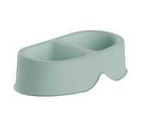 Mangeoire pour Chien Plastiken 20138 Vert Plastique 0,5 L Double