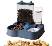 Mangeoire pour chiens et chats - Mangeoire intelligente avec station d'eau | stable, dosage automatique, alimentation pratique pour chats, chiens et petits animaux | Utilisation en