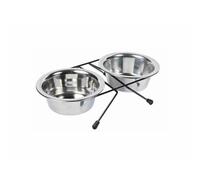 Mangeoire pour chiens Trixie Acier inoxydable Double