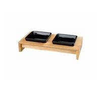 Mangeoire pour chiens Trixie Noir Double