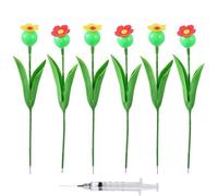 Mangeoire pour colibri avec prise de terre | Station d'alimentation décorative créative pour oiseaux | Décoration extérieure - Station d'arrosage pour oiseaux - Fournitures de jardin pour pendaison de