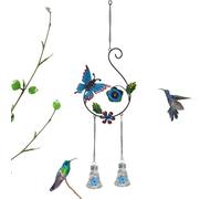 Mangeoire pour colibri, décoration de jardin, colorée et élégante, résistante aux fourmis et | Mangeoire pour colibris de jardin extérieur - pour salon, patio, balcon, pelouse