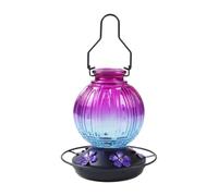 Mangeoire pour colibri | Décoration multi-portes avec trépan et crochet, station d'alimentation pour colibri sauvages | Pour propriétaires de maison, jardiniers, paysagistes, amoureux des animaux