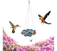 Mangeoire pour colibri, en forme de pétales de fleurs en polypropylène, pour l'extérieur, pour jardin, cour, balcon et terrasse, distributeur de nourriture robuste pour oiseaux sauvages en PP-Ma