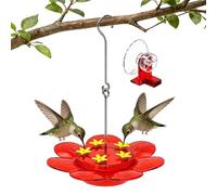 Mangeoire pour colibris de fenêtre - Ventouse pour Fleurs avec Port d'alimentation Multiple | Bol d'eau d'extérieur pour Oiseaux, pour Branche d'arbre, Cour, Parc