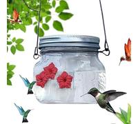 Mangeoire pour colibris, mangeoire pour colibris d'extérieur - Mangeoire à eau pour colibris à l'épreuve des abeilles | Mangeoire à oiseaux à large ouverture sur le dessus pour fenêtre d'arbre, pour b