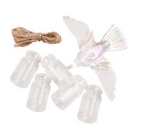 Mangeoire pour Colibris - Petit Étanche Transparent Accessoires D Observation des Oiseaux | Abreuvoir pour Colibris - Usage Intérieur Maison Patio Observation Nourriture Eau Animaux Oiseaux