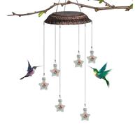 Mangeoire pour colibris - Suspension décorative pour espaces extérieurs - Pour patio, terrasse, jardin, balcon, fenêtre et attraction de la faune