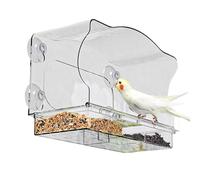 Mangeoire pour Fenêtre,Distributeurs Transparents pour Chardonnerets en Plein Air | Plateau Nourricier en Acrylique pour Balcon Jardin Terrasse Décoration Intérieure