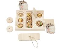 Mangeoire pour hamster, mangeoire pour petits animaux, ornement d'aménagement paysager, distributeur de nourriture pour hérisson