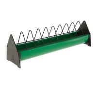 Mangeoire pour jeunes poules - KERBL - Vert/Noir - 50 x 10 cm - Plastique robuste - Extérieur