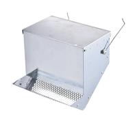 Mangeoire pour lapin - Station d'alimentation automatique avec couvercle pour un contrôle stable des granulés, accès aux aliments avec fonction de stockage sécurisé, distributeur de nourriture pour