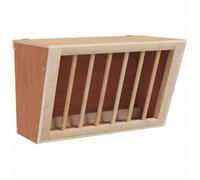 Mangeoire pour lapin - vidaXL - Bois massif sapin - 37x18,5x23 cm - Intérieur - Marron
