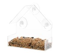 Trixie – Mangeoire pour panneau de fenêtre – 225 ml – Transparent – 15 × 15 × 6 cm