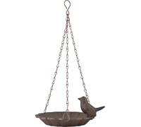 Mangeoire pour oiseaux à suspendre avec oiseau décoratif