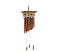 Mangeoire pour oiseaux avec décoration en bambou, 30 x 17 cm