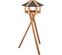 Mangeoire pour oiseaux avec support et silo Trixie Marron 56x32 cm