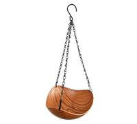 Mangeoire pour oiseaux - Bol à eau coupe-vent à suspendre pour jardin, terrasse, balcon, jardin, cour, colibri, rouge-gorge et hirondelle