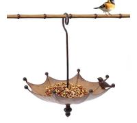 Mangeoire pour oiseaux destinée à une utilisation en extérieur, plateau de nourriture pour oiseaux en forme de parapluie | Bol de repas suspendu - pour fenêtre arrière appartement balcon clôture