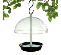 Mangeoire pour Oiseaux d'extérieur, Décorative avec dôme Anti-écureuil, Station pour Petits Oiseaux du Jardin, pour Observer sur Balcon, Terrasse, Patio, Jardin, Fenêtre