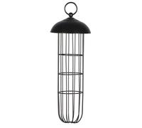 Mangeoire pour oiseaux Duvoplus Metal Noir 10x10x27 cm