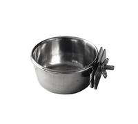 Nobby Mangeoire Inoxydable + 1 Vis pour Oiseau 0,90 L 15 cm