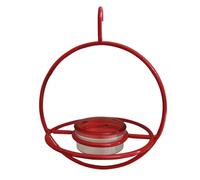 Mangeoire pour oiseaux en extérieur | Avec anneau d'assise et décoration de jardin | Mangeoire pour oiseaux résistante aux intempéries pour écureuils, pinsons, mésanges, mésanges bleues, arrière-cour