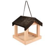 Mangeoire pour oiseaux - Esschert Design - FB463 - Bois de pin - Toit noir - Extérieur