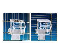 Ferplast Accessoires pour Cages à Oiseaux Mangeoire Canaris FPI 4503 en Plastic, 6,9 x 5,7 x h 7,8 cm.