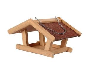 Mangeoire pour oiseaux - KERBL - Stubbs - Bois de qualité - 29x28x18cm - Étanche