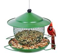 Mangeoire pour Oiseaux,Mangeoire en Métal à Suspension | Accessoire de Jardin Grande Capacité Résistante et Imperméable pour Observation des Animaux Sauvages en Extérieur